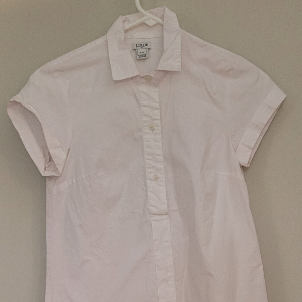 j crew collared blouse